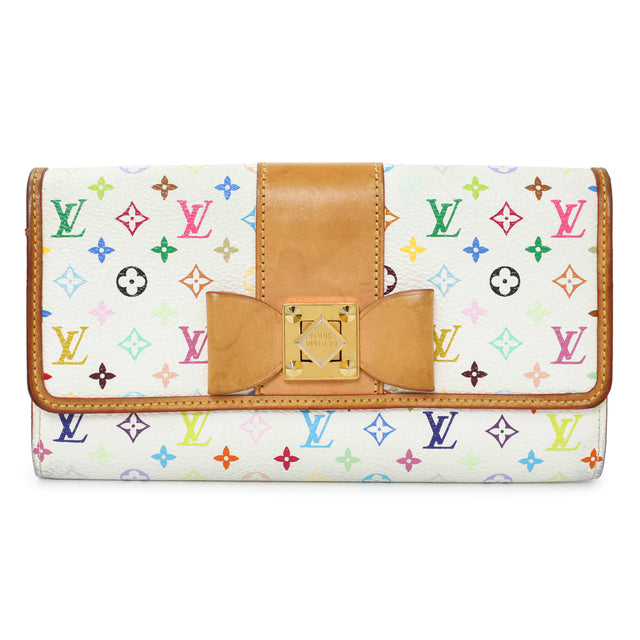 Louis Vuitton Monogram Multicolor Sarah Noeud Wallet Accessories Louis Vuitton