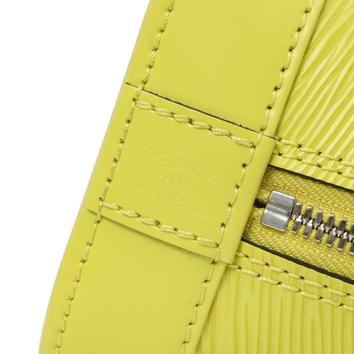 Louis Vuitton Yellow Citron Epi Jacquard Alma BB