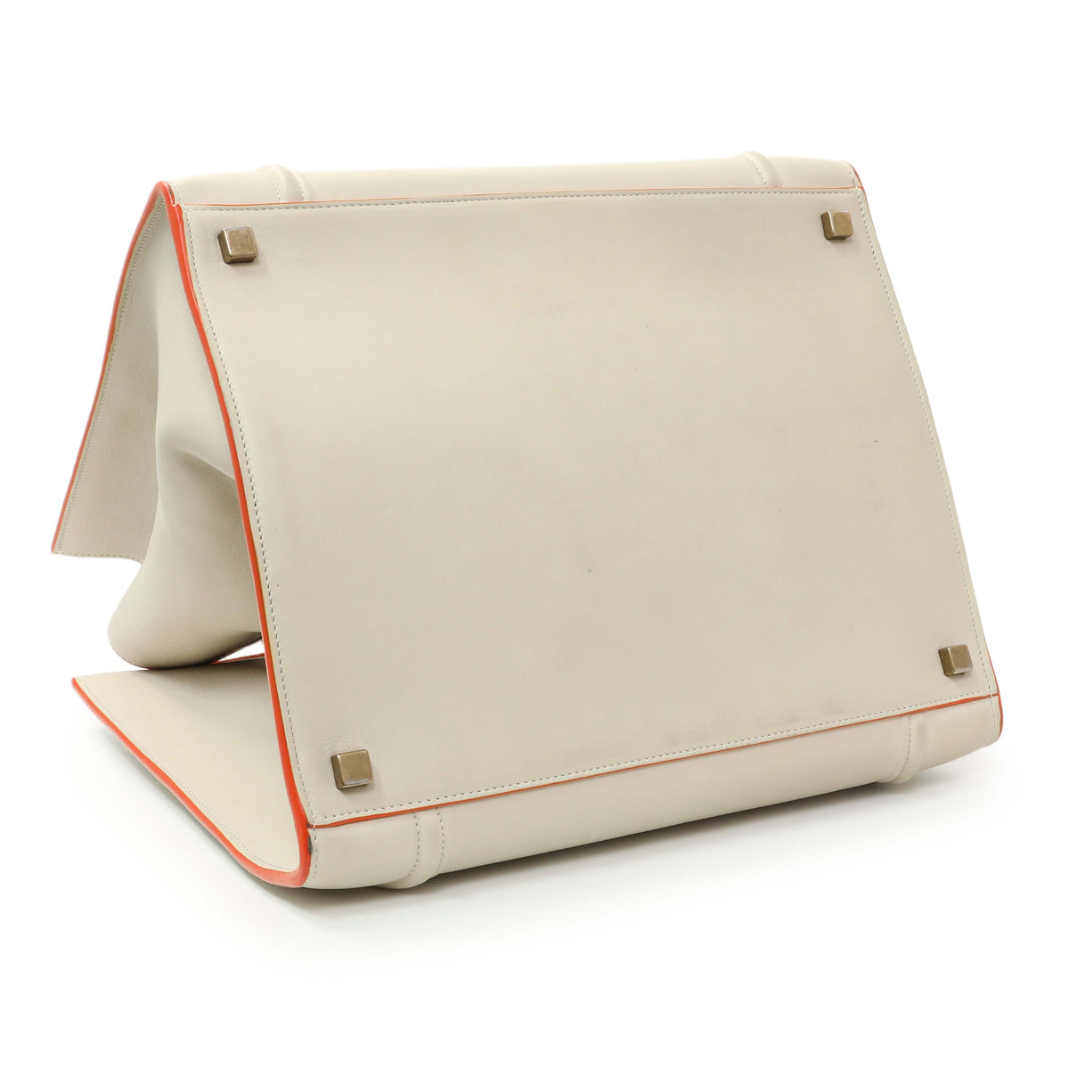 Celine Ivory Supple Calfskin Large Phantom Luggage Handbags Celine