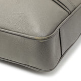 Burberry Grey Grainy Calfskin Newburg Briefcase Handbags Burberry