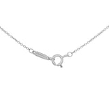 Tiffany & Co. Sterling Silver 18K Rose Gold Double Open Heart Pendant Necklace Designer Jewellery Tiffany and Co