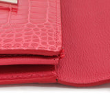 Louis Vuitton Pink Alligator Twist Wallet