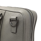 Burberry Grey Grainy Calfskin Newburg Briefcase Handbags Burberry