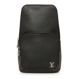 Louis Vuitton Black Taiga Avenue Sling