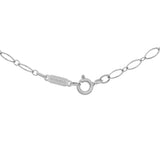 Tiffany & Co. 18K White Gold Diamond 1.5" Crown Key Pendant Designer Jewellery Tiffany and Co