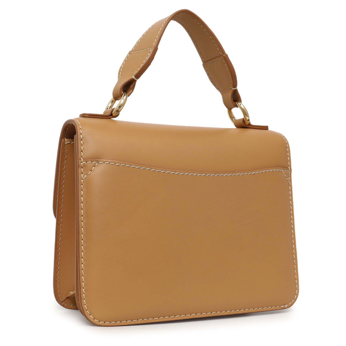 Chloe Light Brown Calfskin Kattie Crossbody