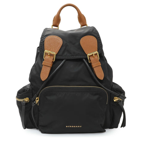 Burberry Black Nylon Medium Rucksack Handbags Burberry