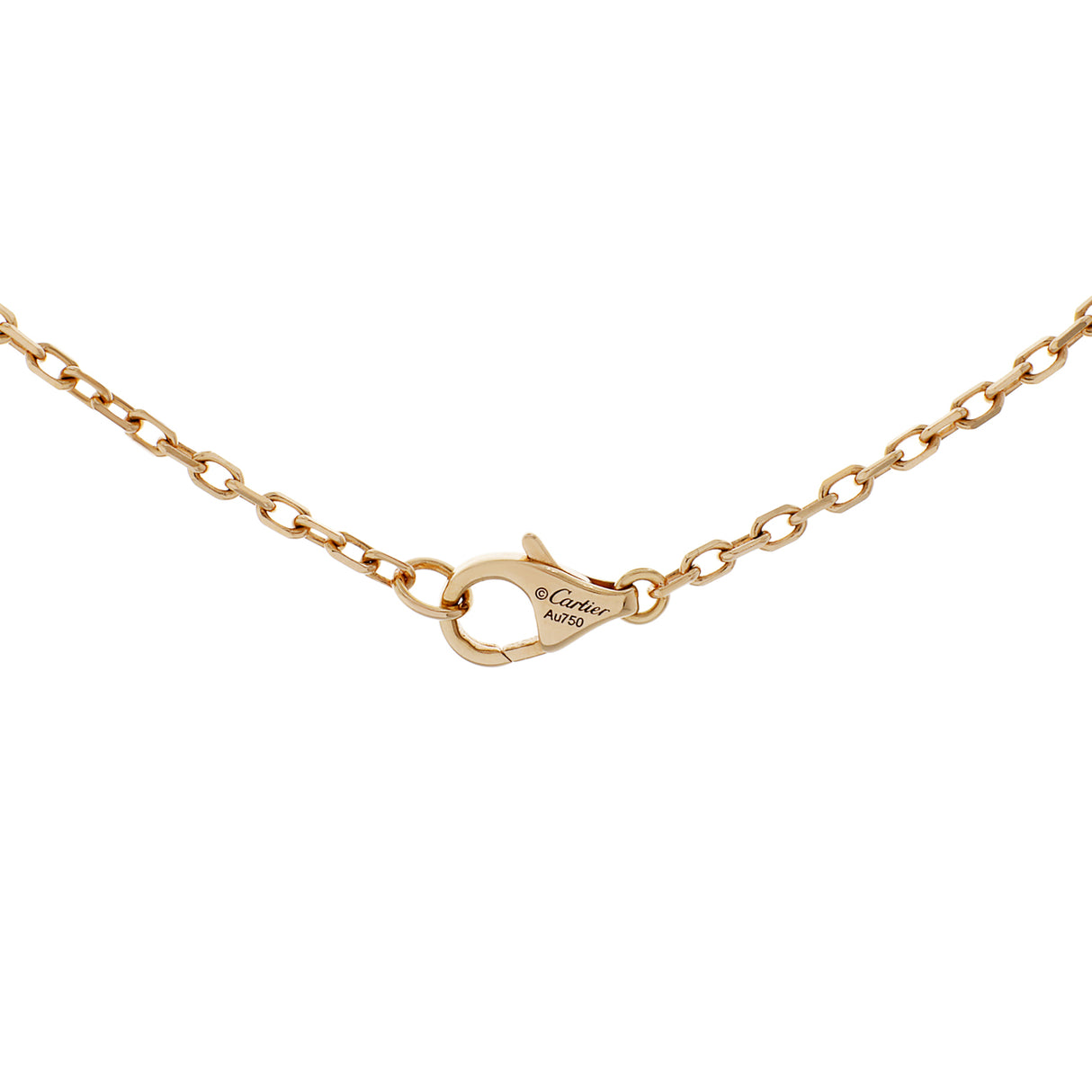 Cartier 18K Diamond Trinity Pendant Necklace Designer Jewellery Cartier