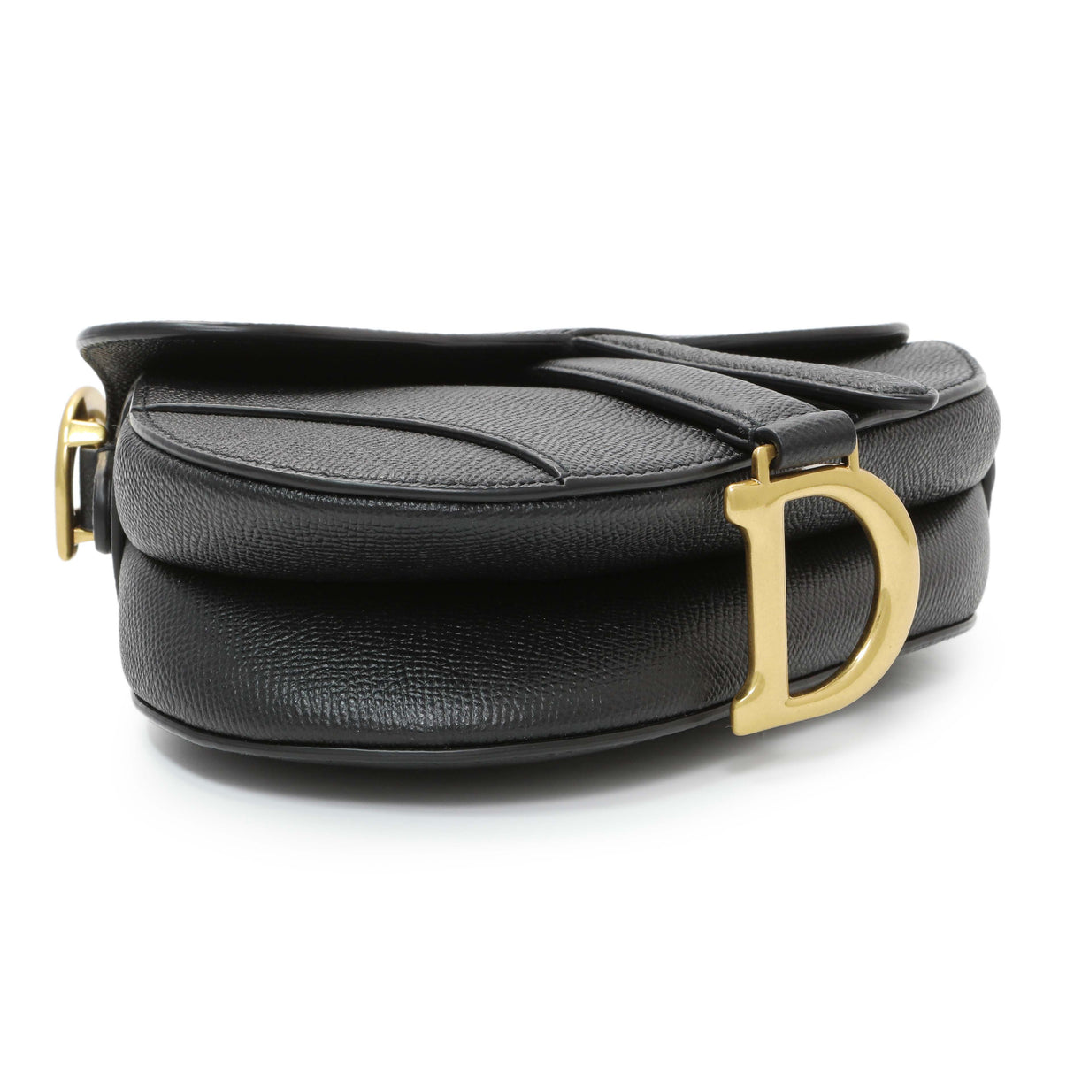 Christian Dior Grained Calfskin Mini Saddle Bag Handbags Christian Dior