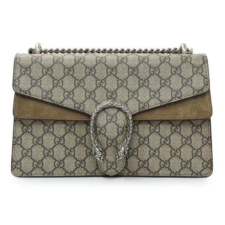 Gucci Supreme Canvas Dionysus Flap Small Handbags Gucci
