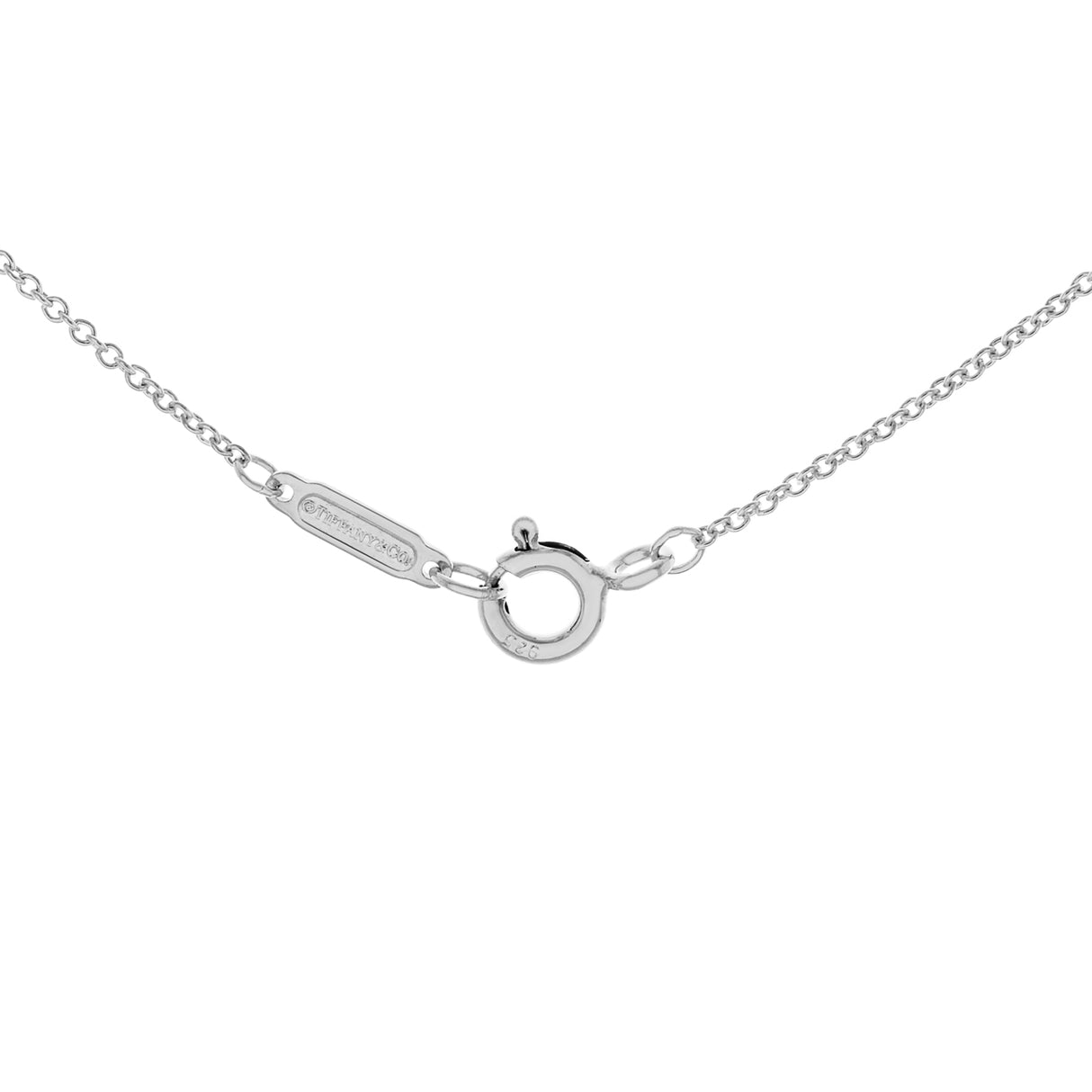 Tiffany & Co. Sterling Silver Filigree Heart Lock & Key Necklace Designer Jewellery Tiffany and Co
