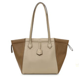 Fendi Beige Two-tone Calfskin Meidum Origami Handbags Fendi