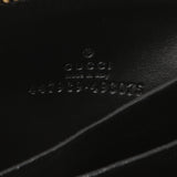 Gucci Black Guccissima Zip Around Card Case