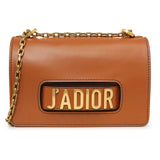 Christian Dior Tan Calfskin J'Adior Chain Flap Bag