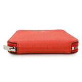 Celine Orange Calfskin Coin Wallet Accessories Celine