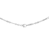 Tiffany & Co. 18K White Gold Sentimental Heart Pendant Necklace Designer Jewellery Tiffany and Co