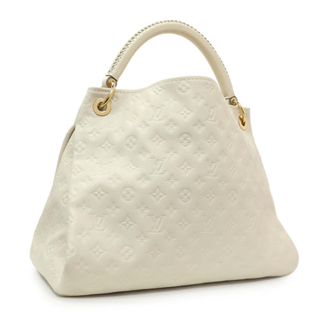 Louis Vuitton White Empreinte Artsy MM Handbags Louis Vuitton