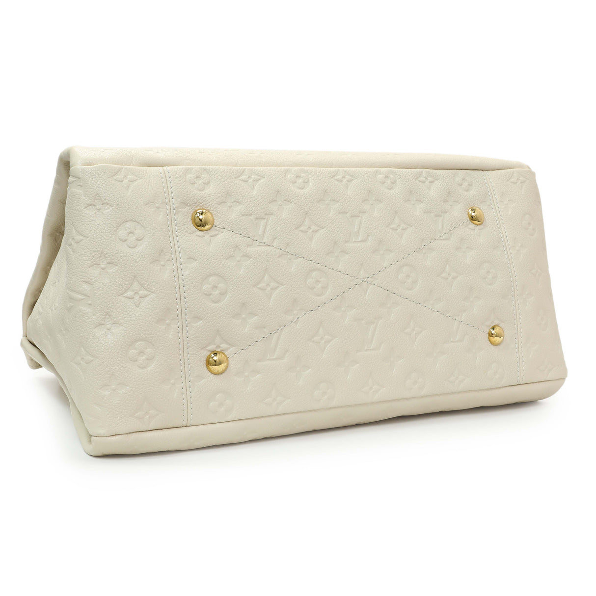 Louis Vuitton White Empreinte Artsy MM Handbags Louis Vuitton
