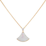 Bulgari 18K Rose Gold Mother of Pearl Divas' Dream Pendant