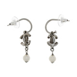 Chanel Crystal CC Drop Earrings Designer Jewellery Chanel