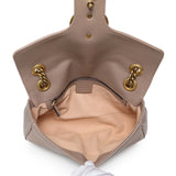 Gucci Porcelain Rose Calfskin Matelasse Small GG Marmont Shoulder Bag Handbags Gucci