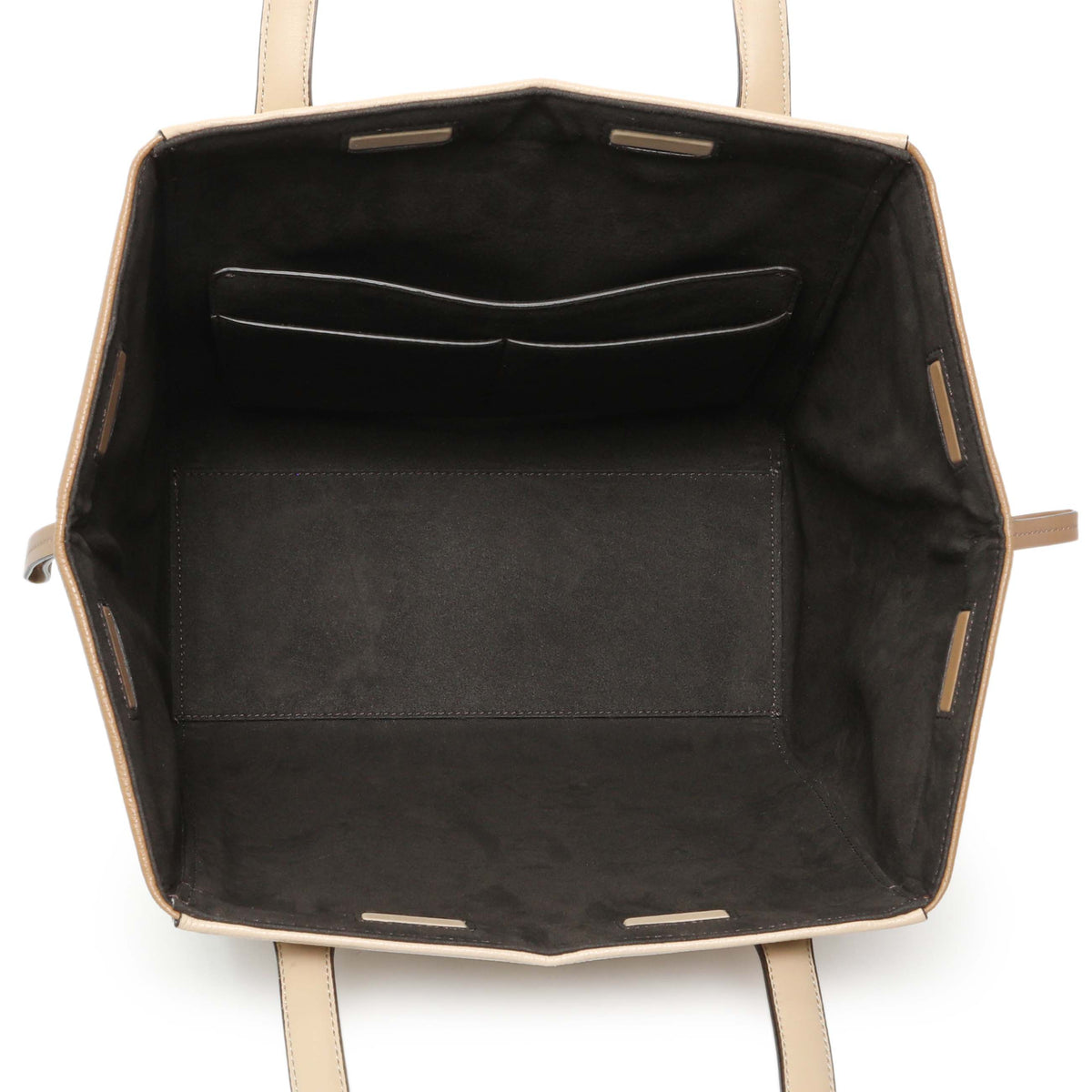 Fendi Beige Two-tone Calfskin Meidum Origami Handbags Fendi