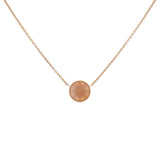 Christian Dior 18K Rose Gold Diamond Pink Opal Rose des Vents Necklace Designer Jewellery Christian Dior