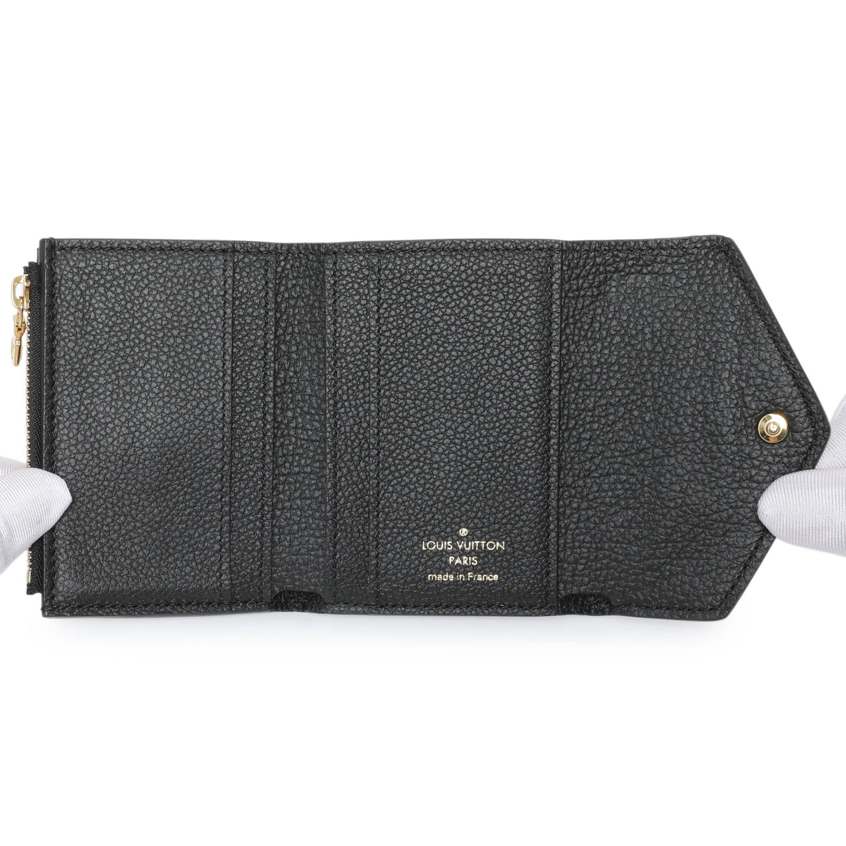 Louis Vuitton Black Monogram Empreinte Leather Victorine Wallet Accessories Louis Vuitton