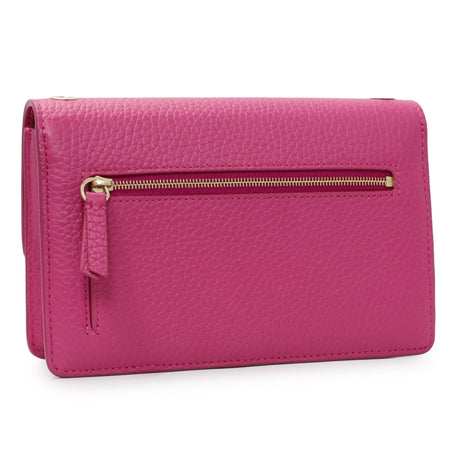 Mulberry Pink Grained Calfskin Small Darley Crossbody Handbags Mulberry