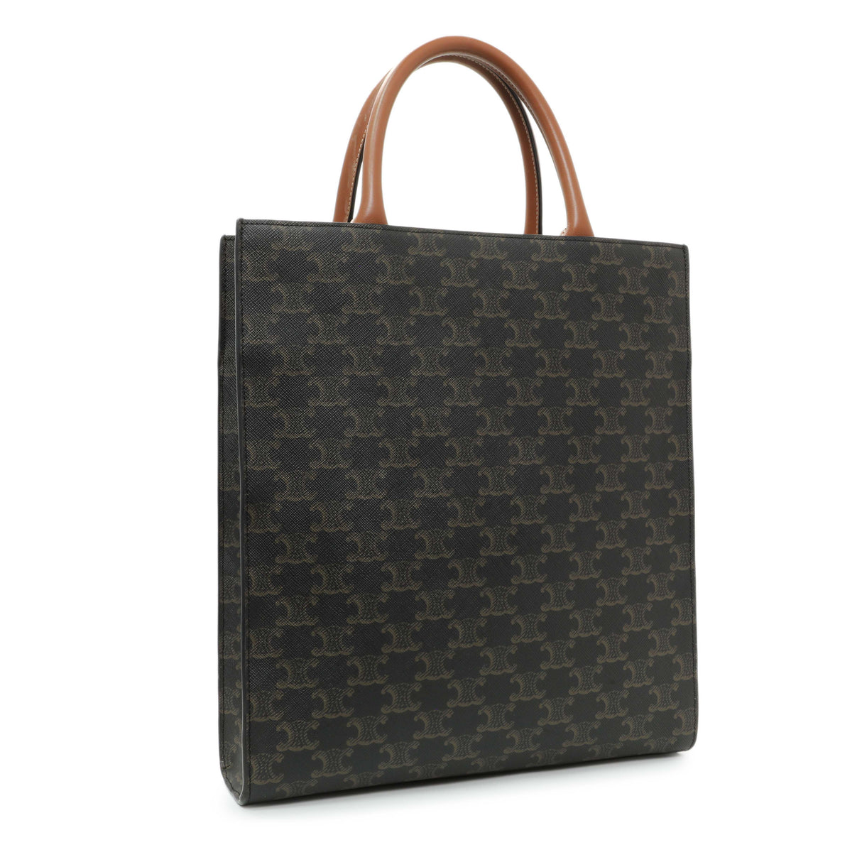 Celine Triomphe Canvas Small Vertical Cabas Handbags Celine