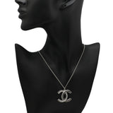 Chanel CC Crystal Pendant Necklace