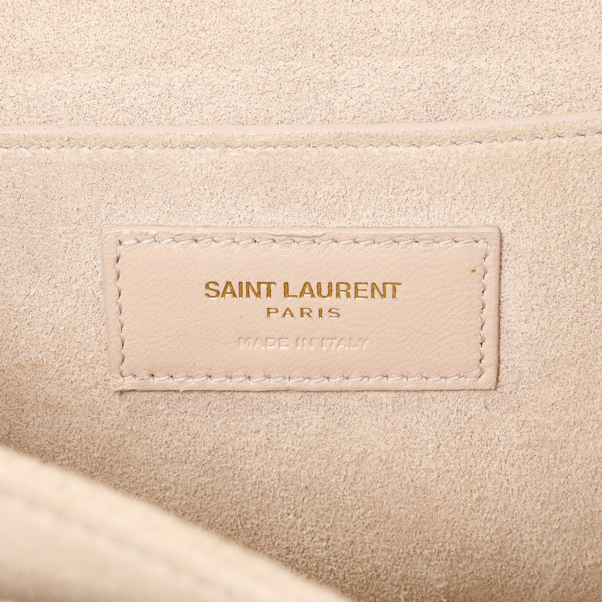 Saint Laurent Light Pink Crocodile Embossed Calfskin Medium Bellechasse