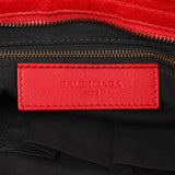 Balenciaga Red Agneau Classic Hardware S City