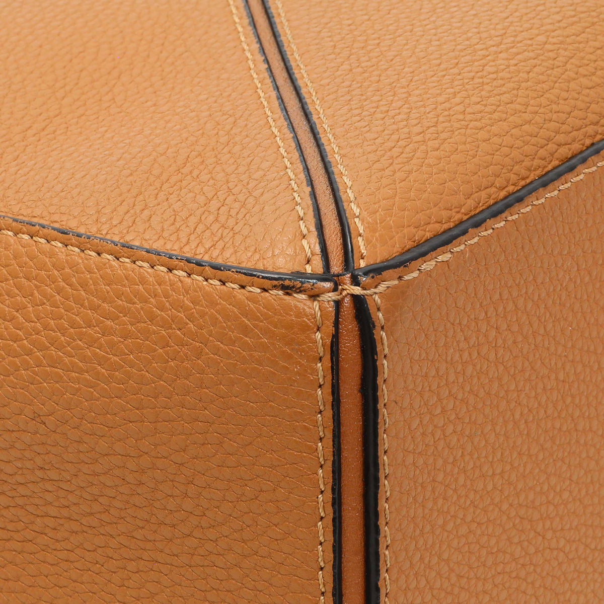 Loewe Tan Grained Calfskin Small Puzzle Bag Handbags Loewe