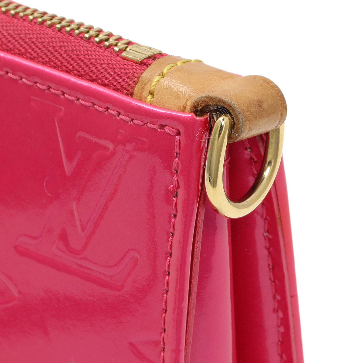 Louis Vuitton Fuchsia Monogram Vernis Lexington Pochette Handbags Louis Vuitton