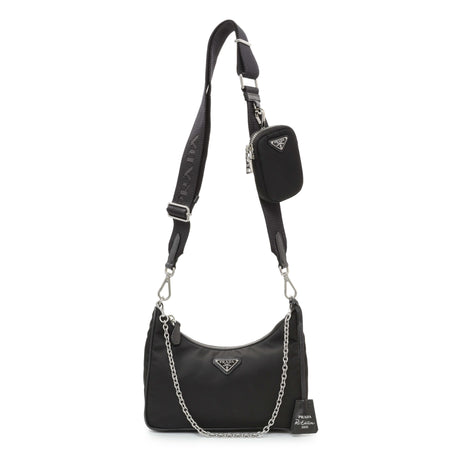 Prada Black Nylon Re-Edition 2005 Shoulder Bag Handbags Prada