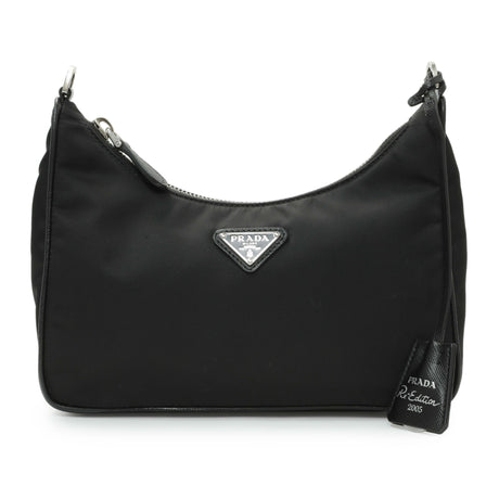 Prada Black Nylon Re-Edition 2005 Shoulder Bag Handbags Prada