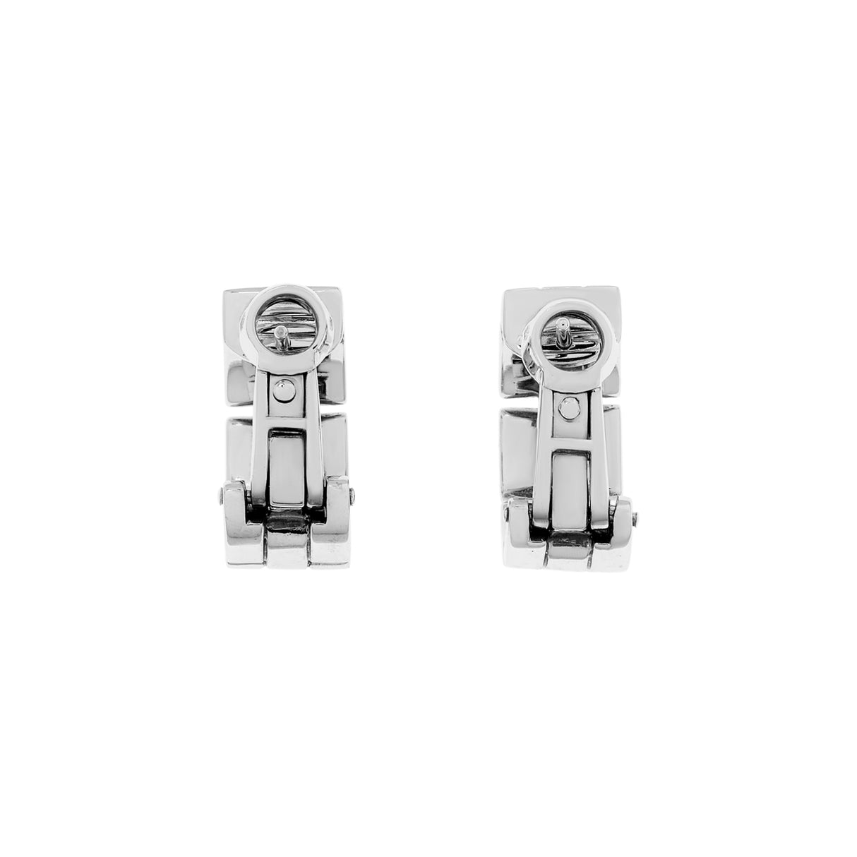 Cartier 18K White Gold Panthere Maillon Earrings Designer Jewellery Cartier