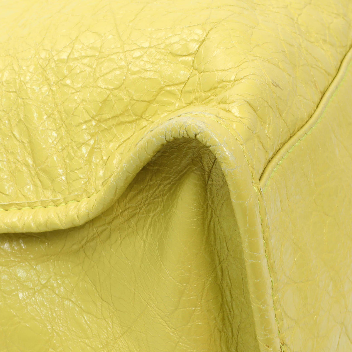 Balenciaga Lime Agneau Giant 12 Hardware City Handbags Balenciaga