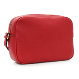 Gucci Red Pebbled Calfskin Small Soho Disco Bag Handbags Gucci