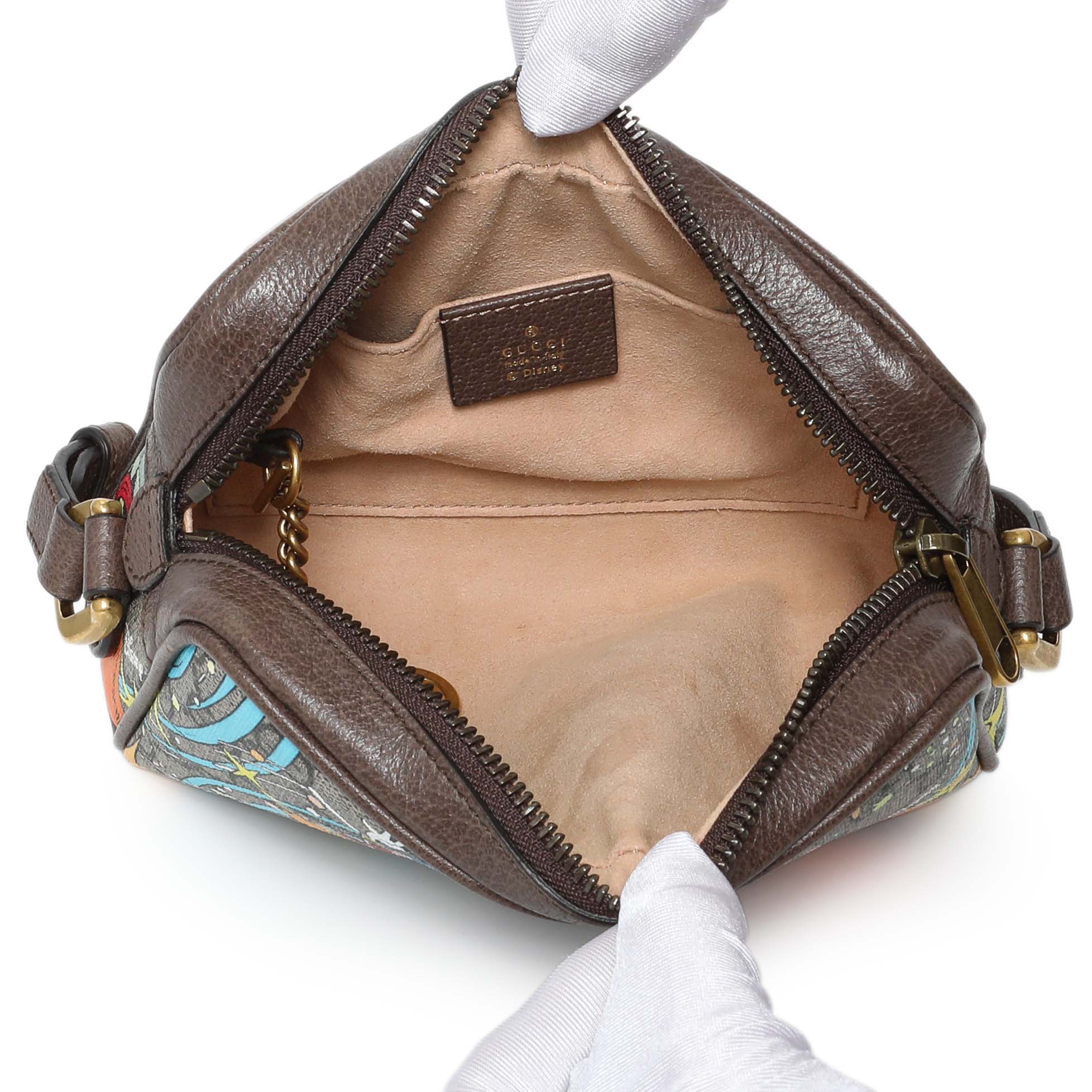 Gucci X Disney GG Supreme Monogram Donald Duck Interlocking G