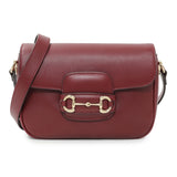 Gucci Rosso Ancora Arabella Calfskin Horsebit 1955 Shoulder Bag Handbags Gucci