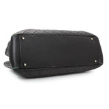 Chanel Black Quilted Caviar XL Grand Shopping Tote GST Handbags Chanel
