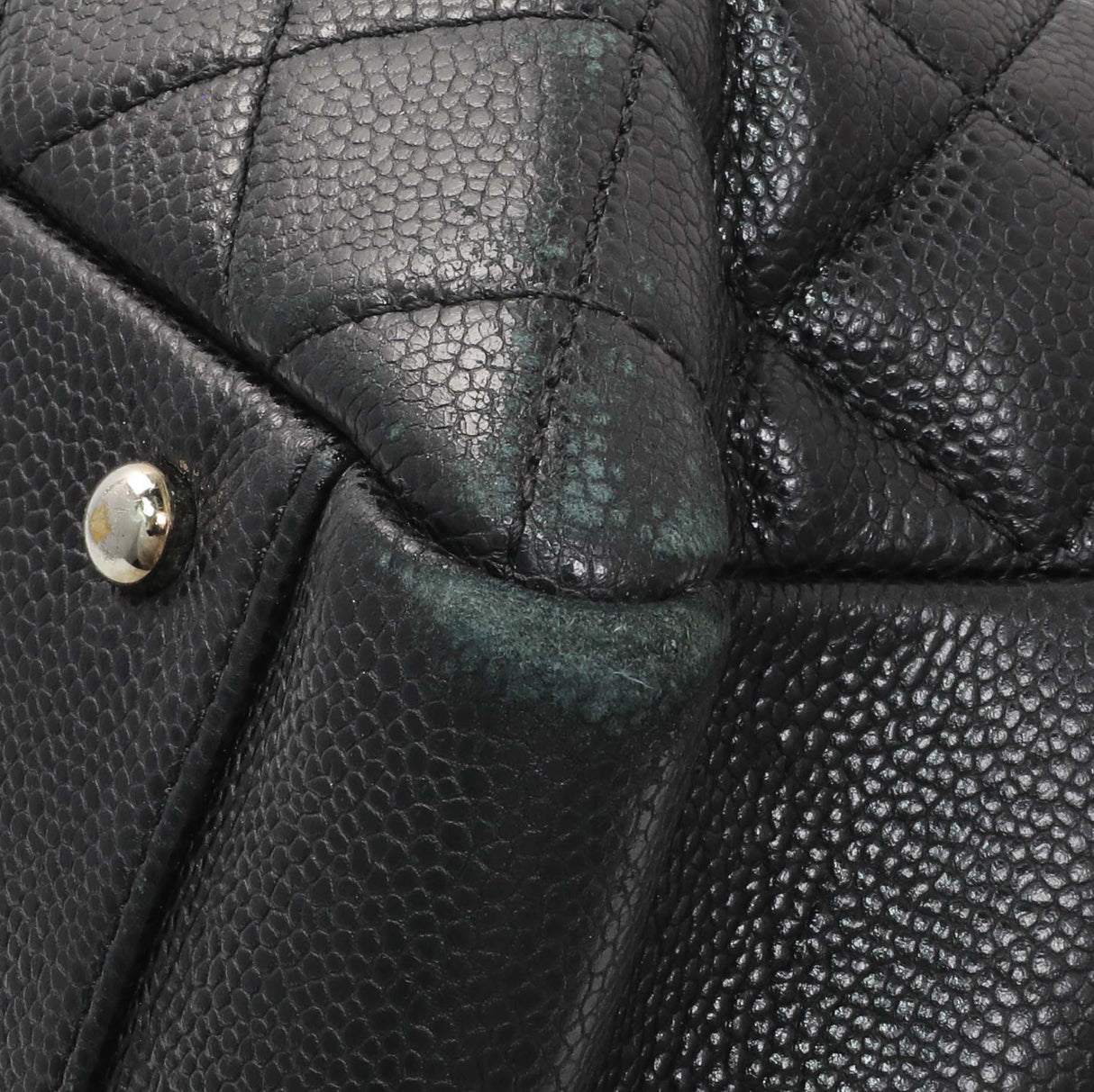 Chanel Black Quilted Caviar XL Grand Shopping Tote GST Handbags Chanel