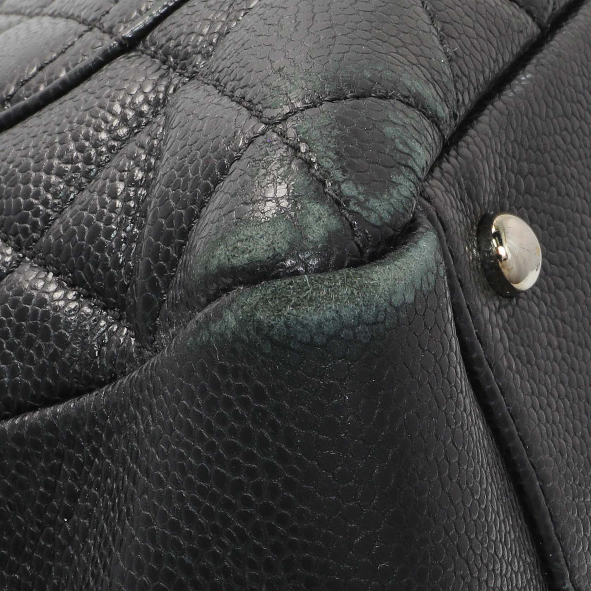 Chanel Black Quilted Caviar XL Grand Shopping Tote GST Handbags Chanel