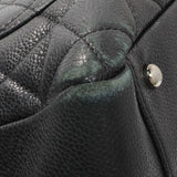 Chanel Black Quilted Caviar XL Grand Shopping Tote GST Handbags Chanel