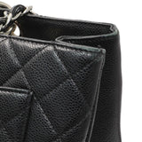 Chanel Black Quilted Caviar XL Grand Shopping Tote GST Handbags Chanel