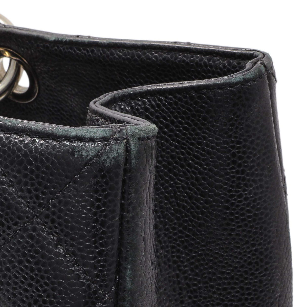 Chanel Black Quilted Caviar XL Grand Shopping Tote GST Handbags Chanel