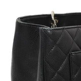 Chanel Black Quilted Caviar XL Grand Shopping Tote GST Handbags Chanel