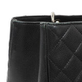 Chanel Black Quilted Caviar XL Grand Shopping Tote GST Handbags Chanel